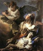 The Angel Succouring Hagar, TIEPOLO, Giovanni Domenico